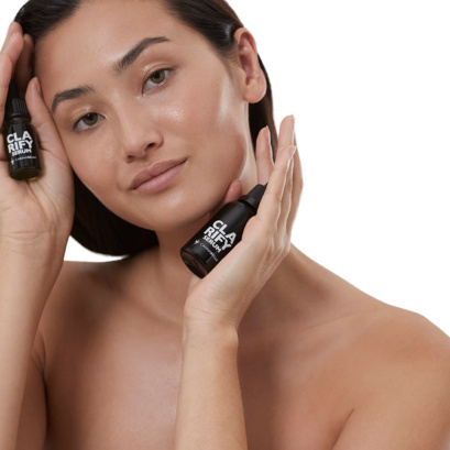 Girl Using Cannabella Products With Glowing Skin